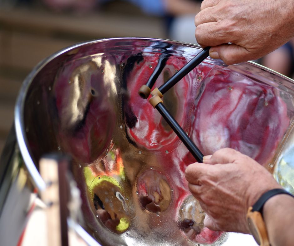 Steel Pan Class drumming