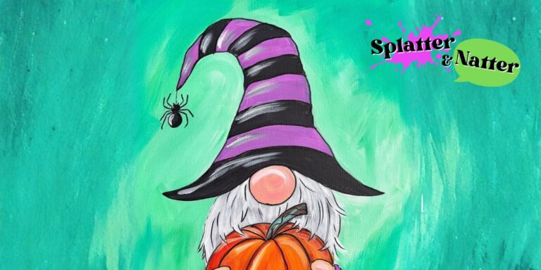 Splatter & Natter Halloween Gnome